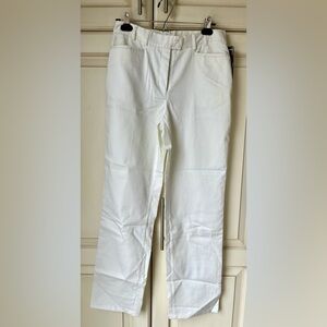 NWT Nygard White straight leg pants. Size 8. Y2K